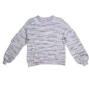 Splendid Collection Women's Knit Sweater Size S Multicolored Balloon Sleeve